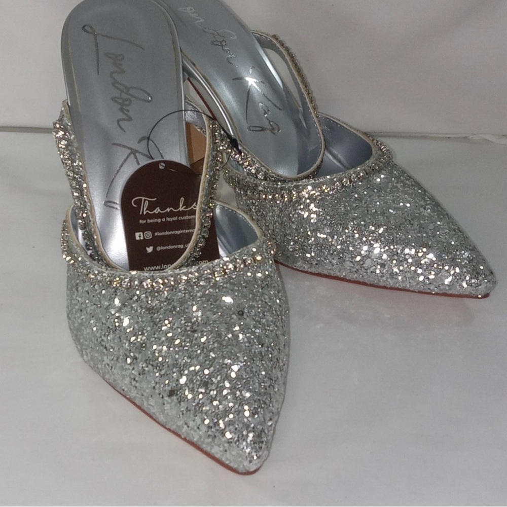 Silver heels